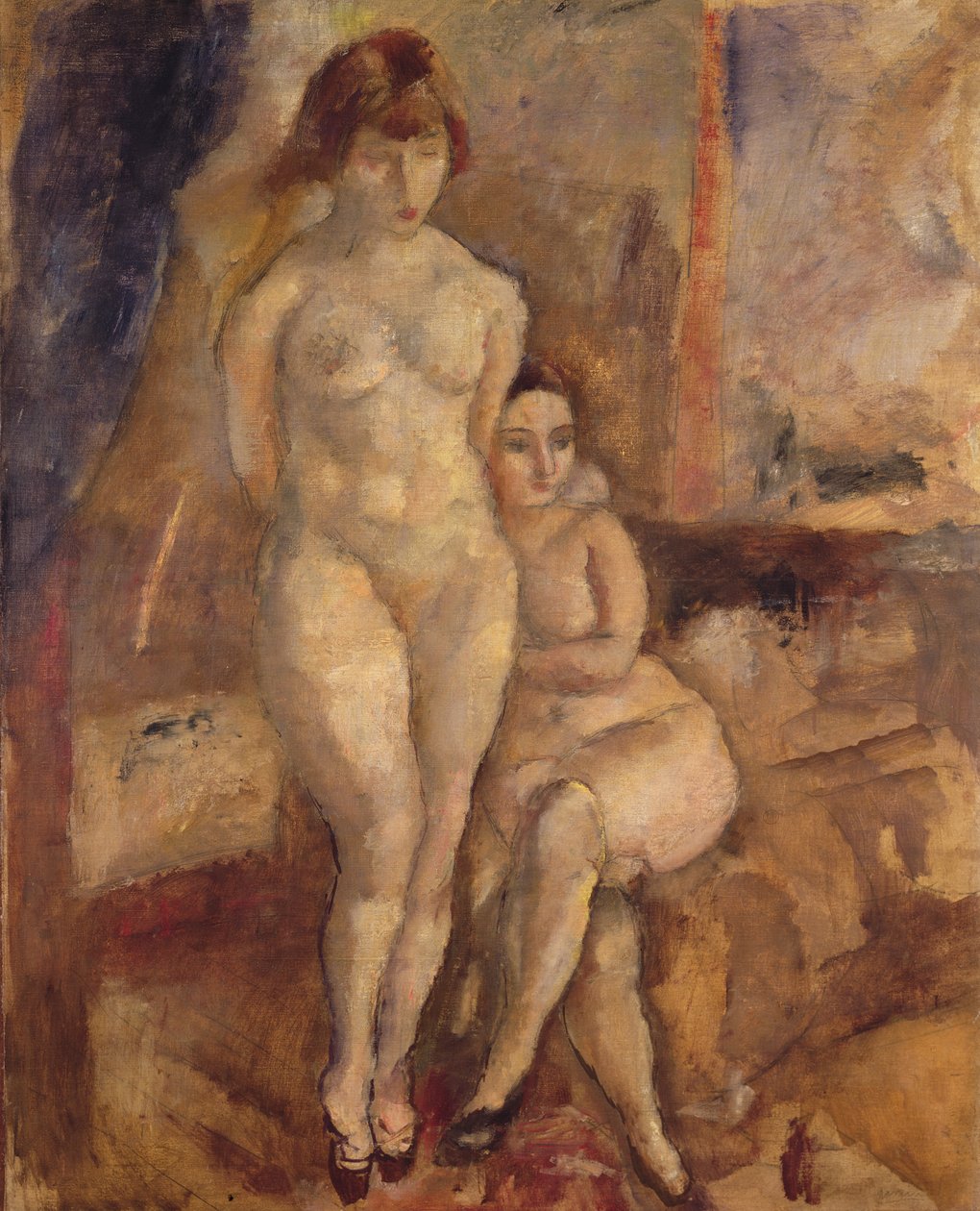 I due modelli, c.1928 da Jules Pascin