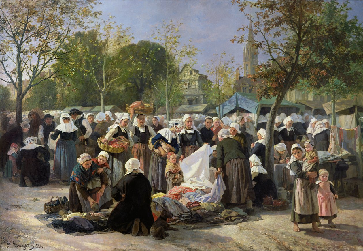 Il Mercato dei Materiali da Jules Trayer