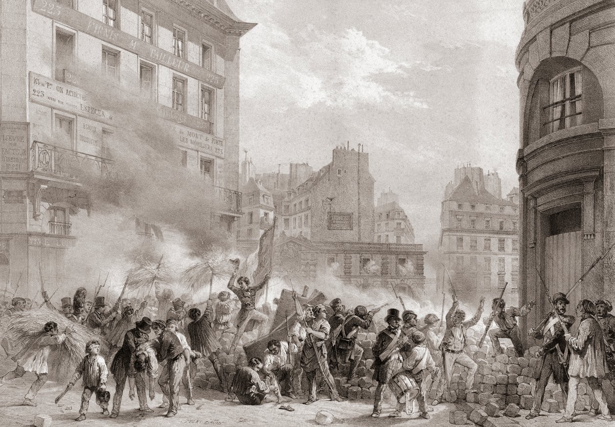 Rivoluzione del 1848, Francia da Jules (after) David