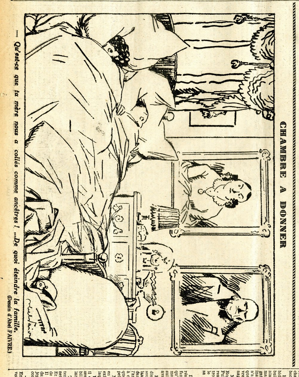 Candido, Satirico in N & B da Jules Abel Faivre