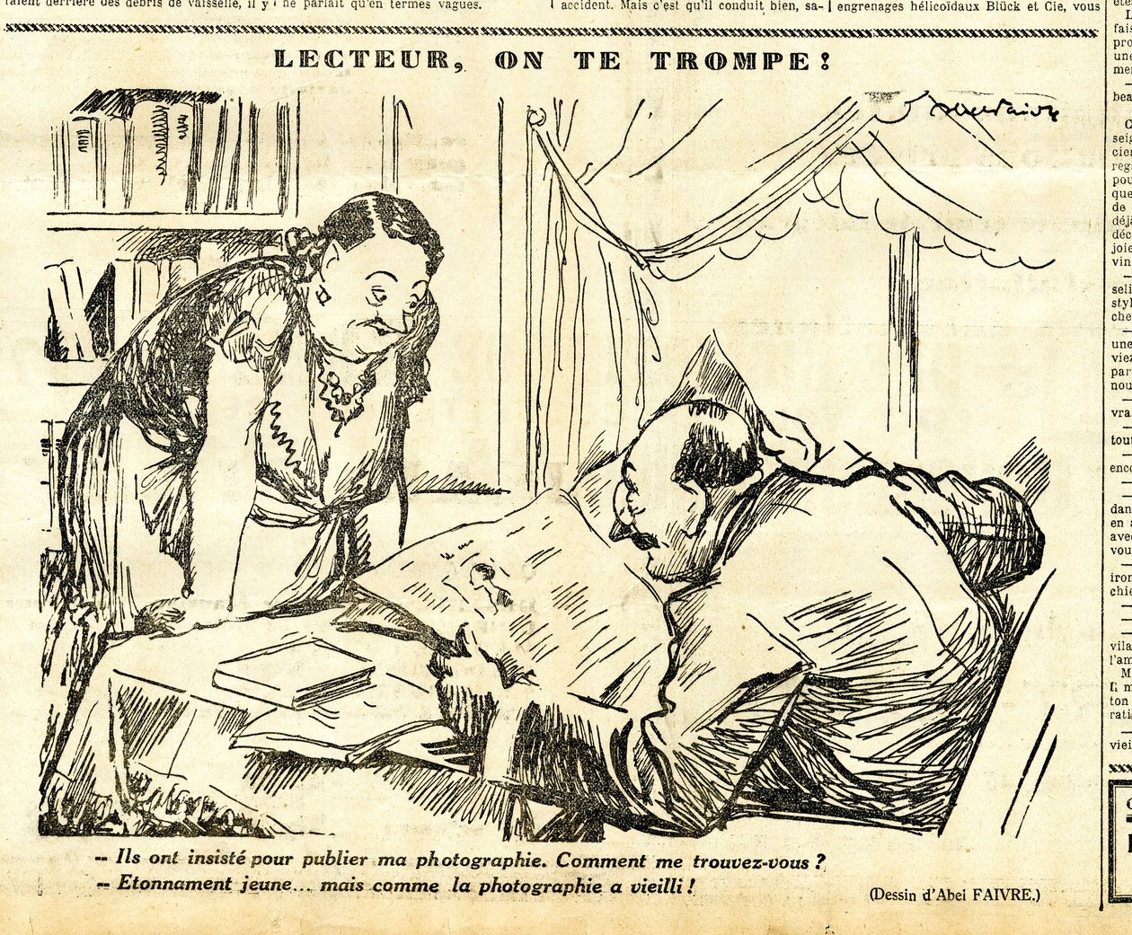 Candido, Satirico in N & B da Jules Abel Faivre