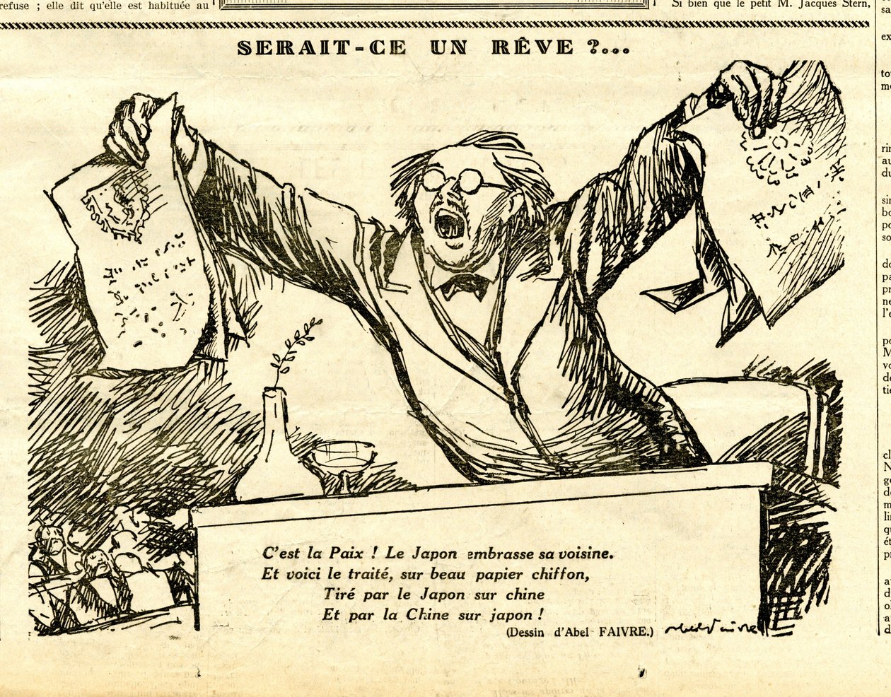 Candide, Satirico in N & B da Jules Abel Faivre