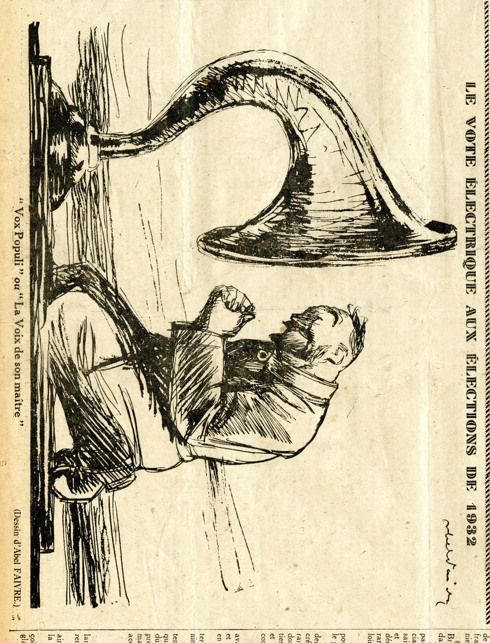 Candido, Satirico in N & B da Jules Abel Faivre