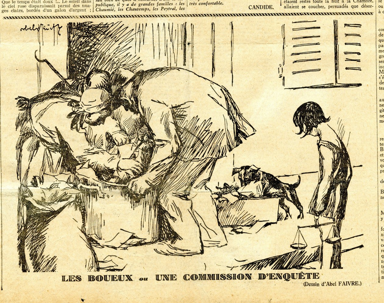 Candido, Satirico in N & B da Jules Abel Faivre
