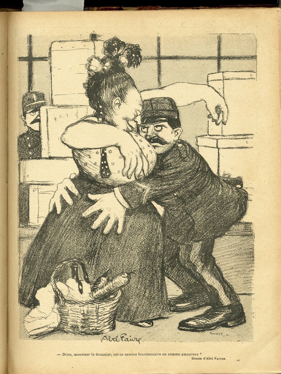 Illustrazione di Abel Faivre (1867-1945) in Le Rire da Jules Abel Faivre