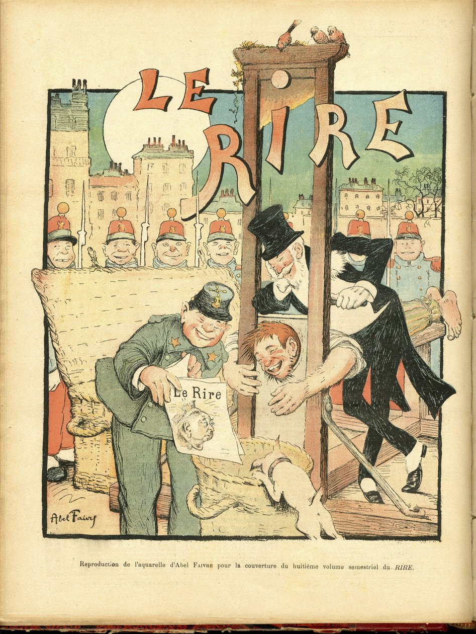 Illustrazione di Abel Faivre (1867-1945) per la Copertina di Le Rire da Jules Abel Faivre