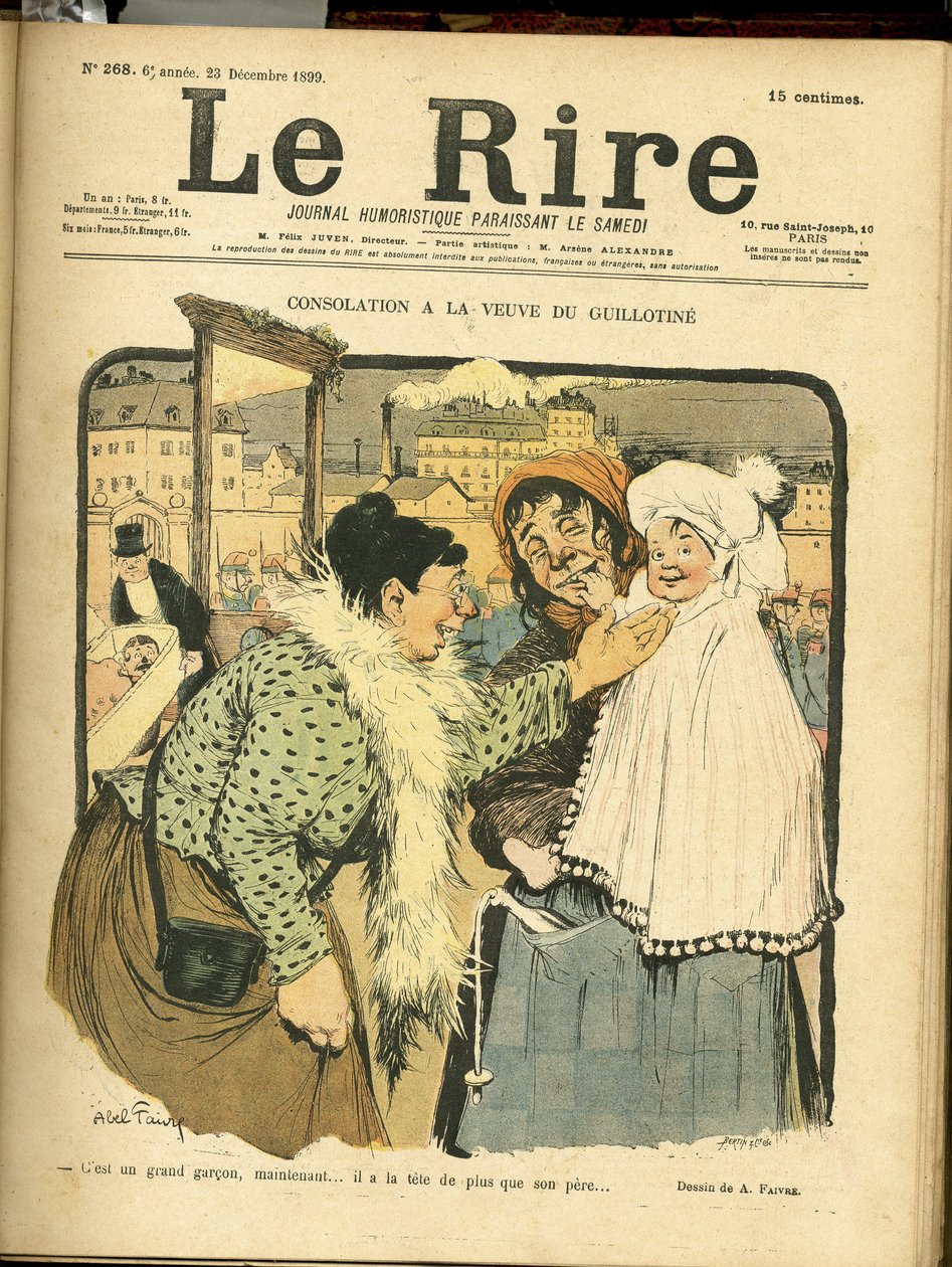 Illustrazione di Abel Faivre (1867-1945) per la Copertina di Le Rire da Jules Abel Faivre