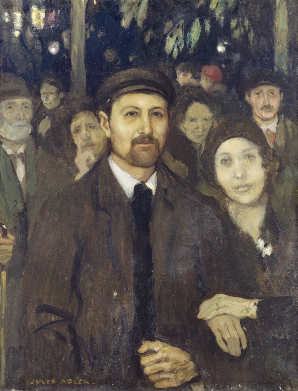 Una sera al Café Victor da Jules Adler