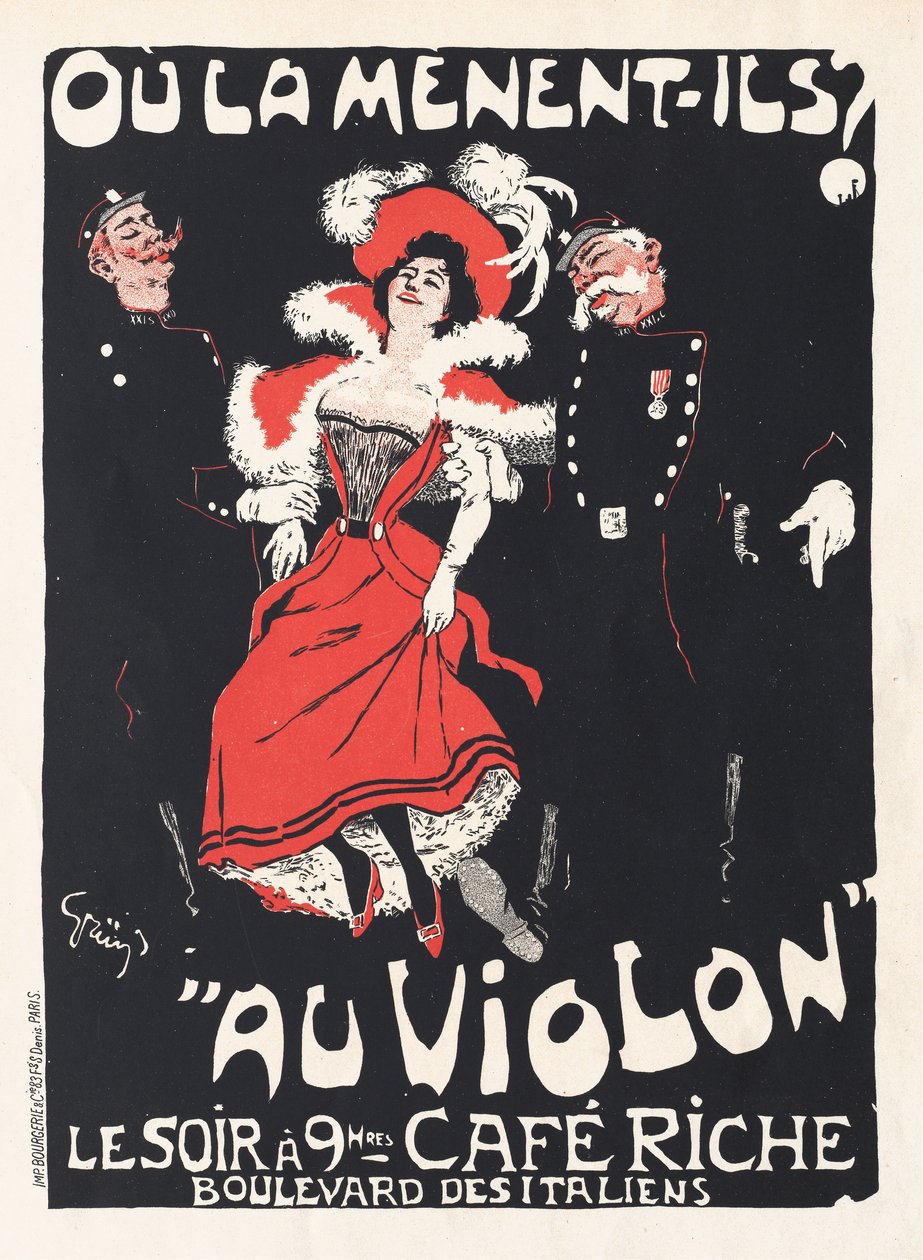Dove la portano Al Violino, 1897 da Jules Alexandre Grün