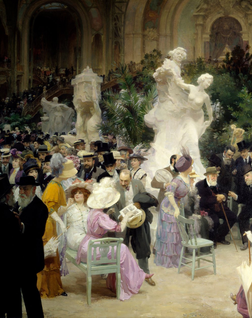 Belle époque: Un venerdì del Salon des artistes français da Jules Alexandre Gruen or Grun