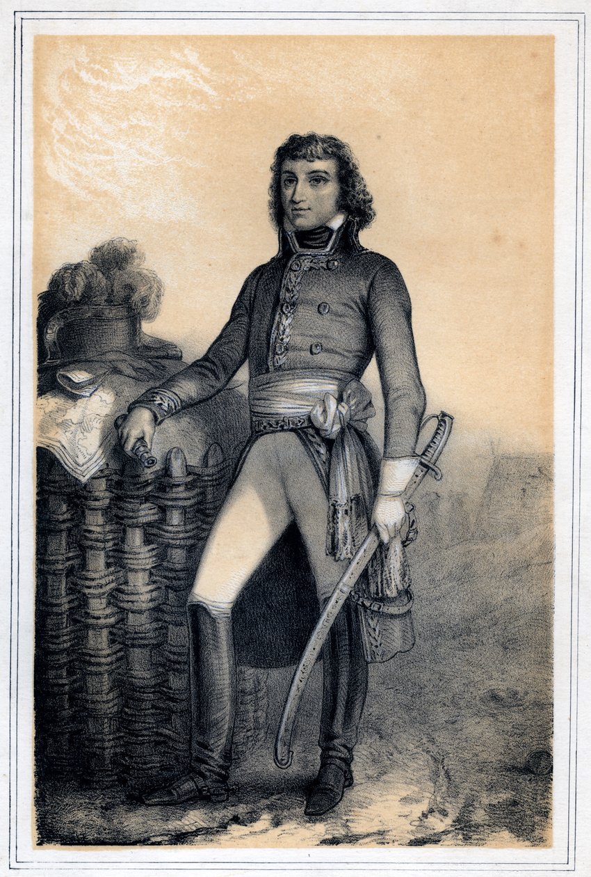 Barthélemy Catherine Joubert, generale francese, XIX secolo da Jules Alfred Vincent Rigo