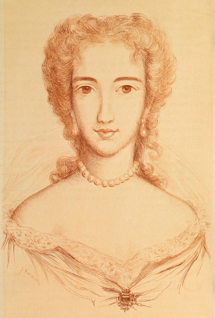 Ritratto di Armande Bejart da Jules Armand Hanriot