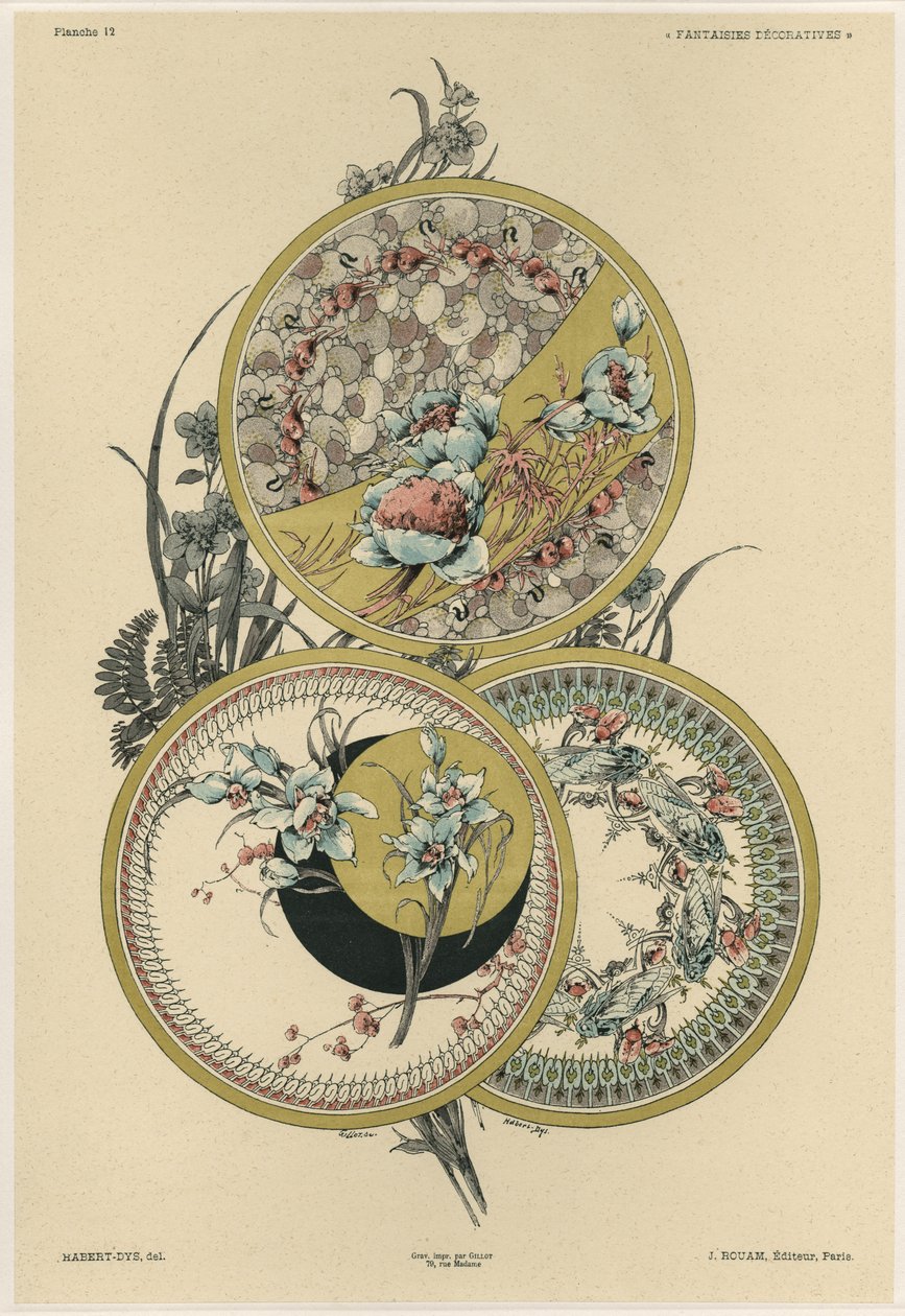 Fiori e mosche, tavola 12 da 