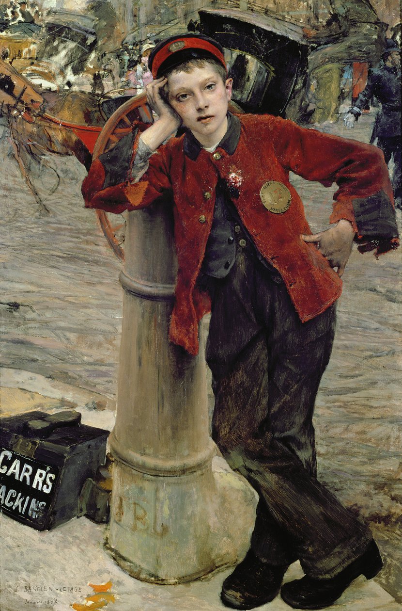 Lustrascarpe di Londra da Jules Bastien Lepage