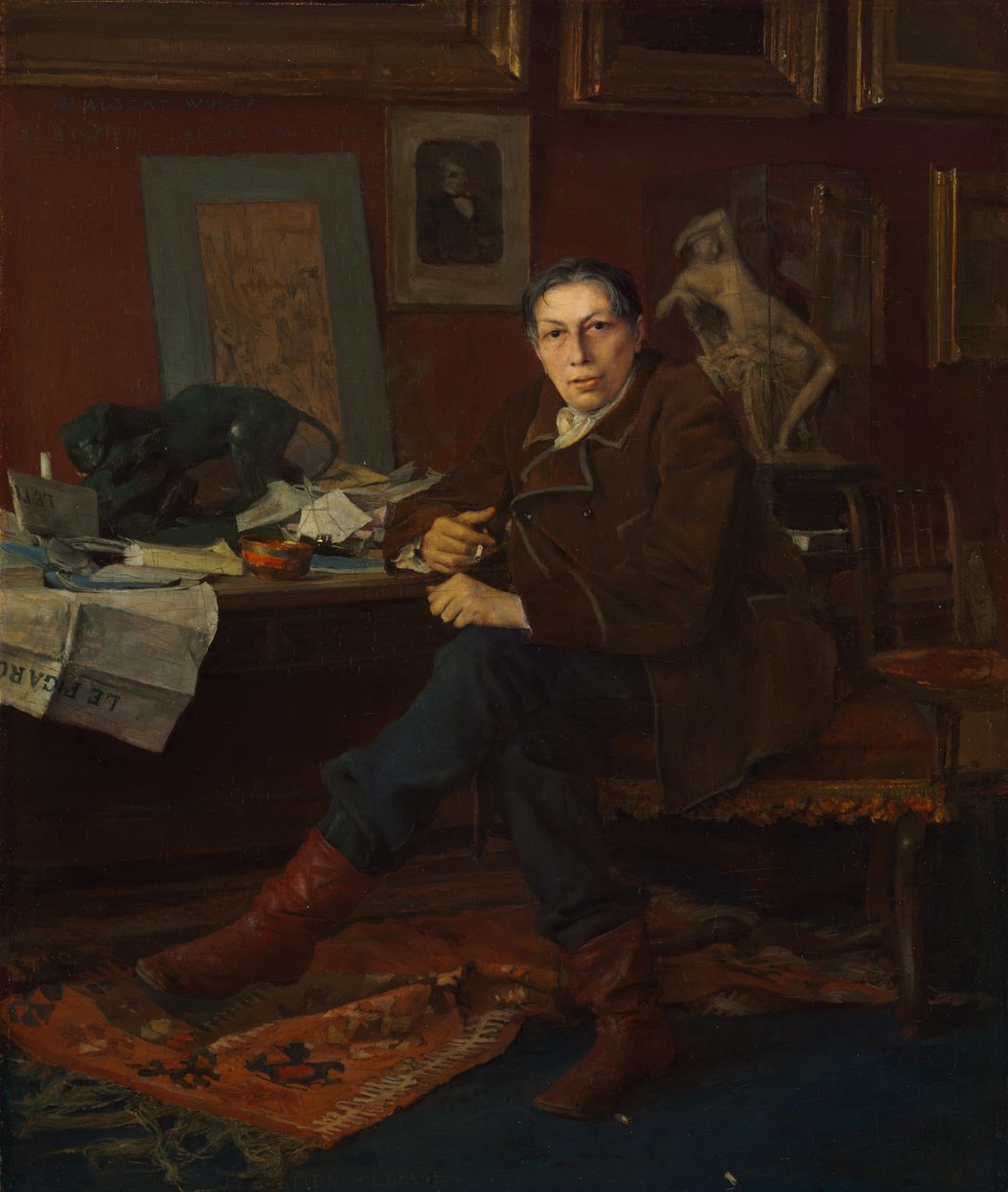 Albert Wolff nel suo studio da Jules Bastien Lepage