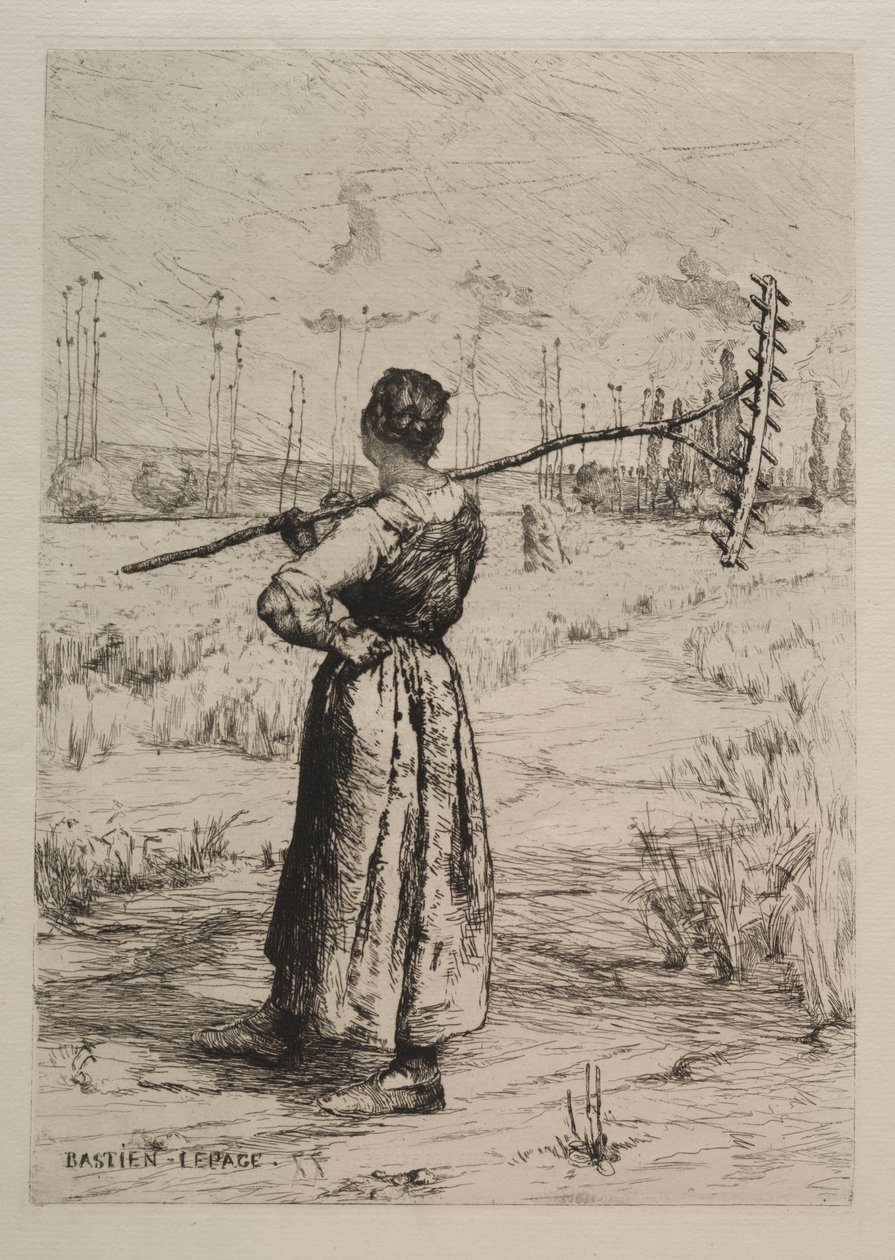 Ritorno dai campi da Jules Bastien Lepage