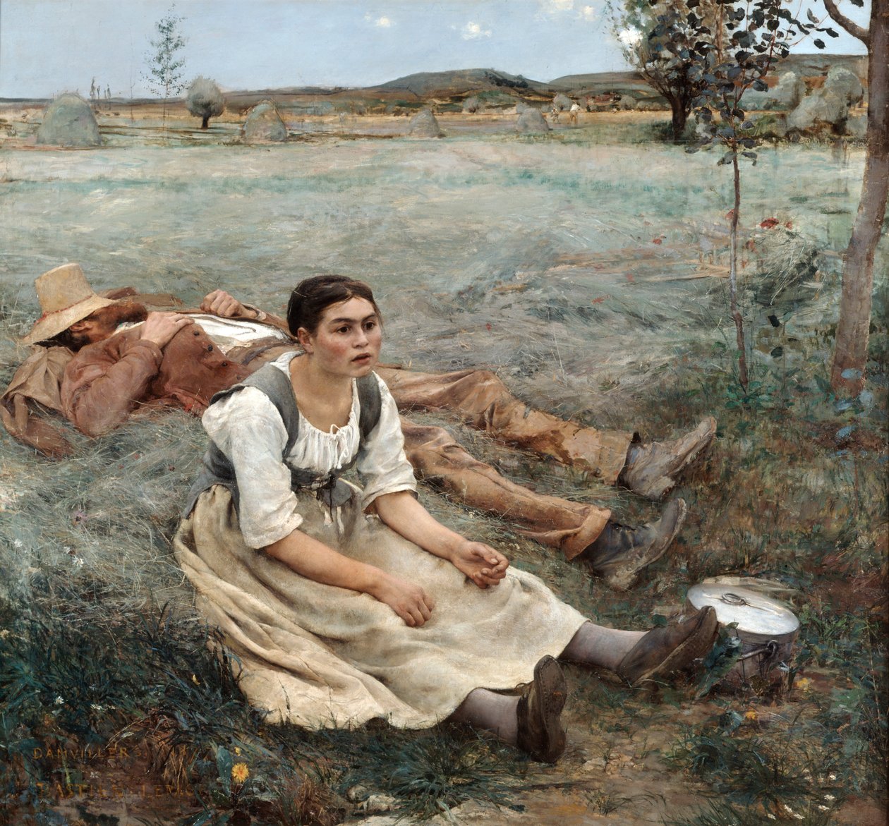 I mietitori, 1880 da Jules Bastien Lepage