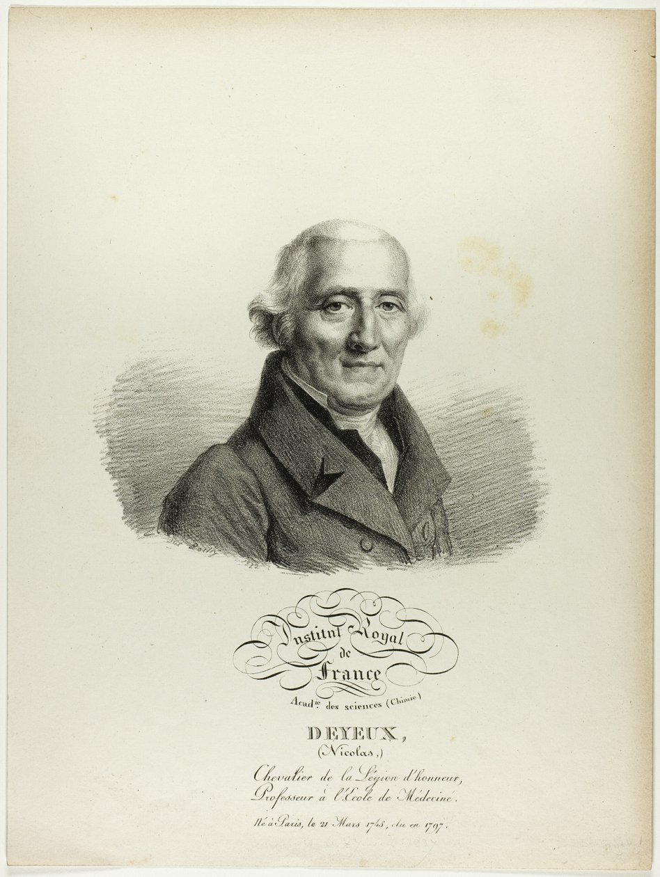Ritratto di Nicolas Deyeux da Jules Boilly
