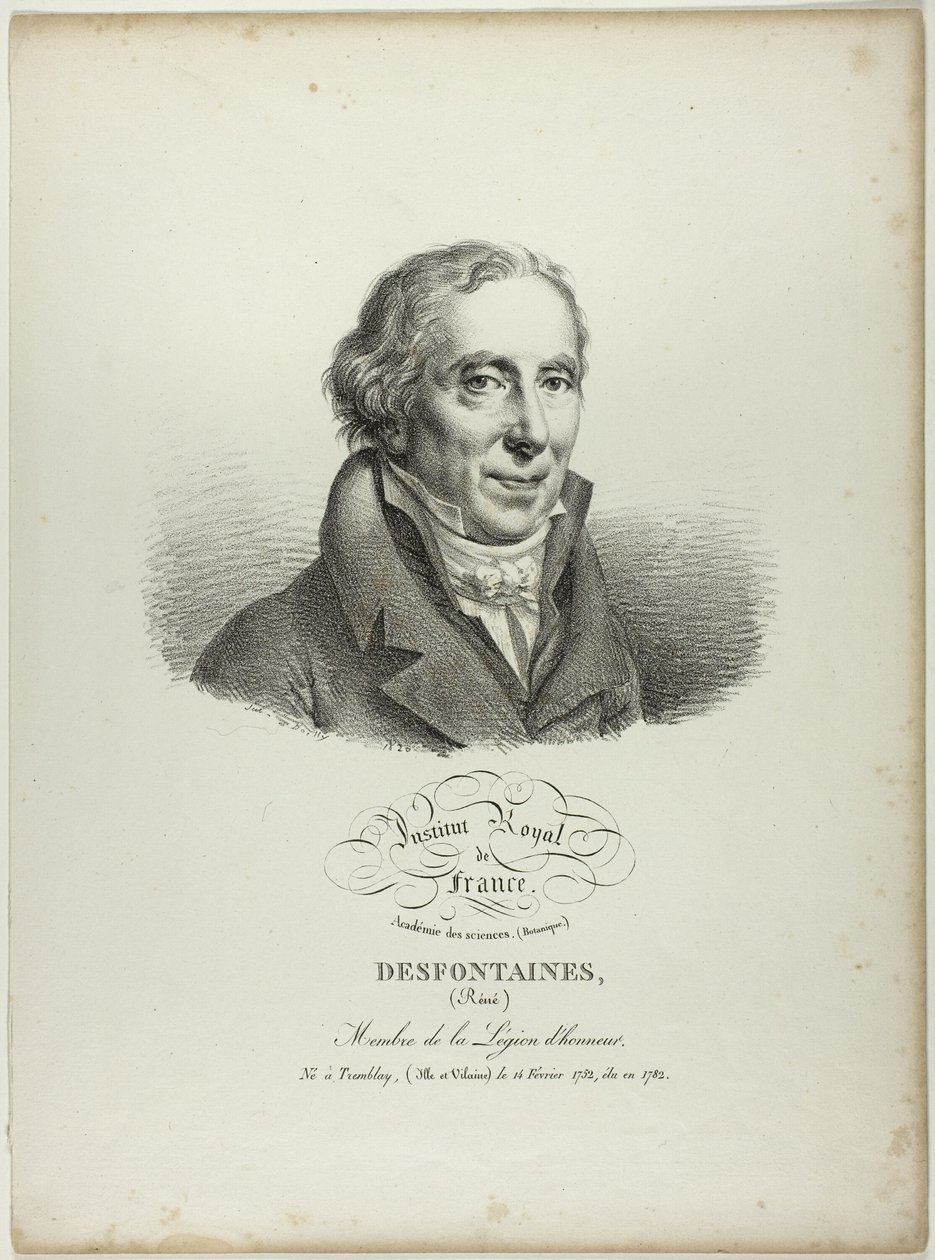 Ritratto di Réné Desfonataines da Jules Boilly
