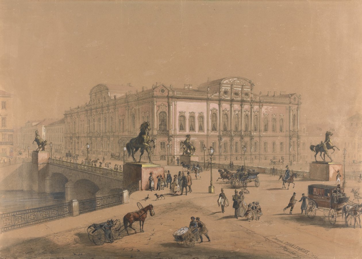 Palazzo Beloselsky-Belozersky a San Pietroburgo da Jules Charlemagne