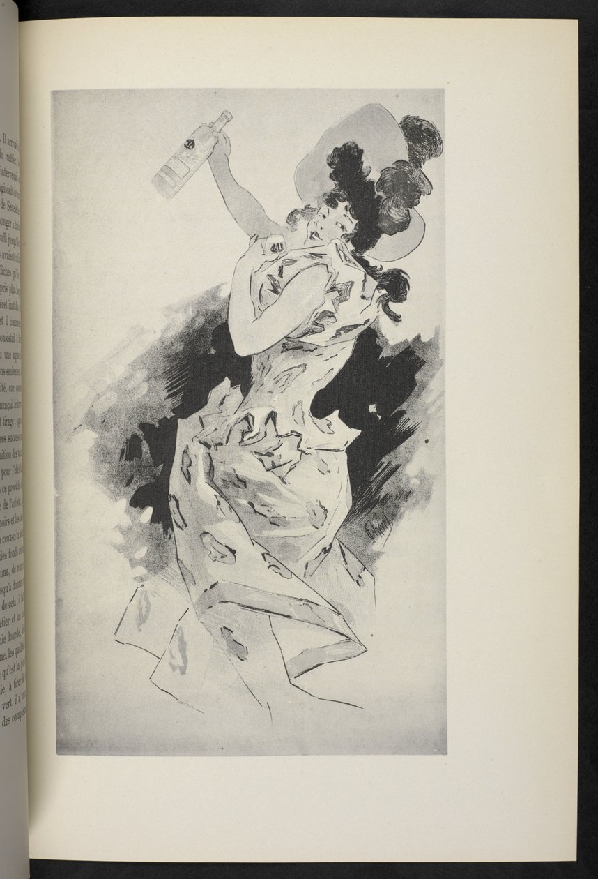 Una ballerina. Jules Chéret. Parigi: Maurice Le Garrec da Jules Cheret