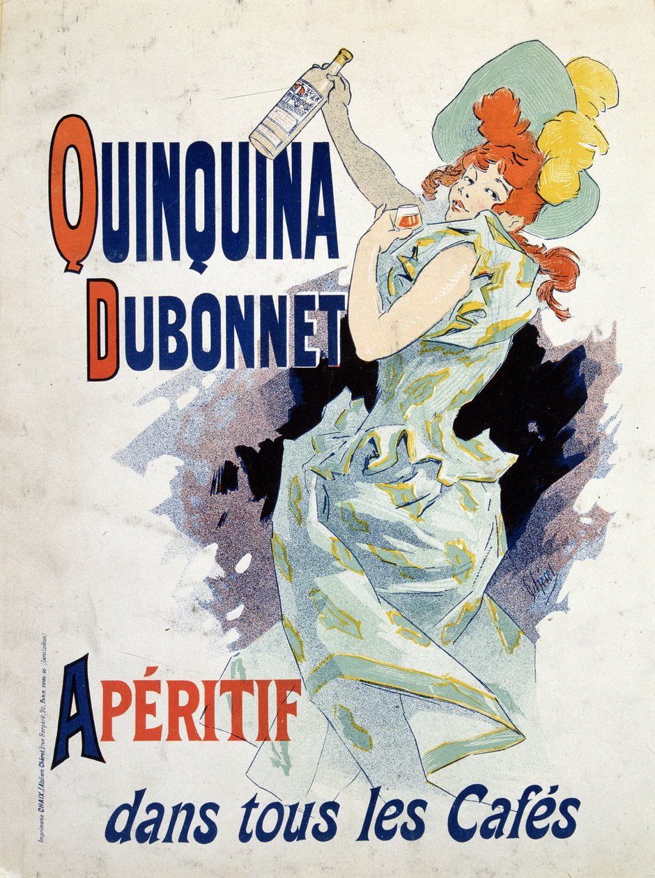 Manifesto pubblicitario per il Quinquina Dubonnet da Jules Cheret