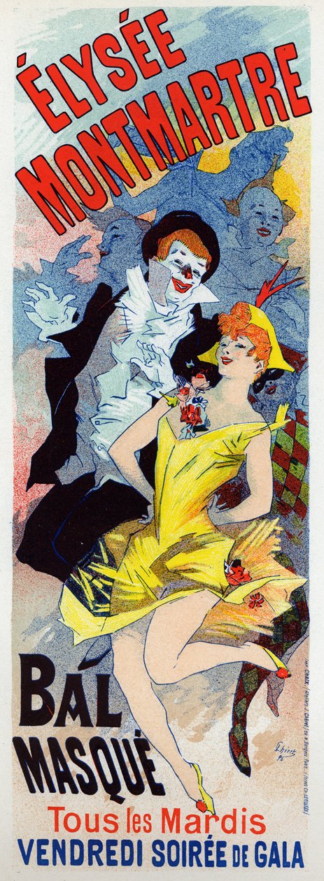 Arte. Intrattenimento. Ballo in maschera al cabaret L
