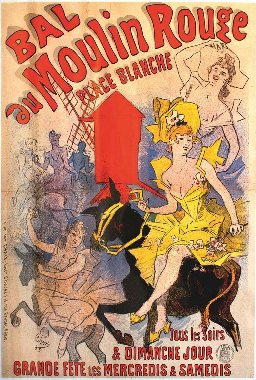 Bal du Moulin Rouge, 1889 da Jules Cheret