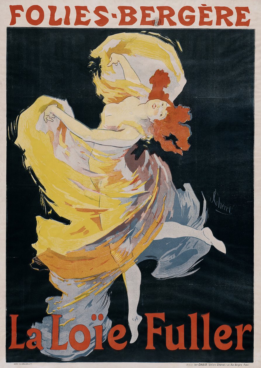 Poster di Loïe Fuller da Jules Cheret