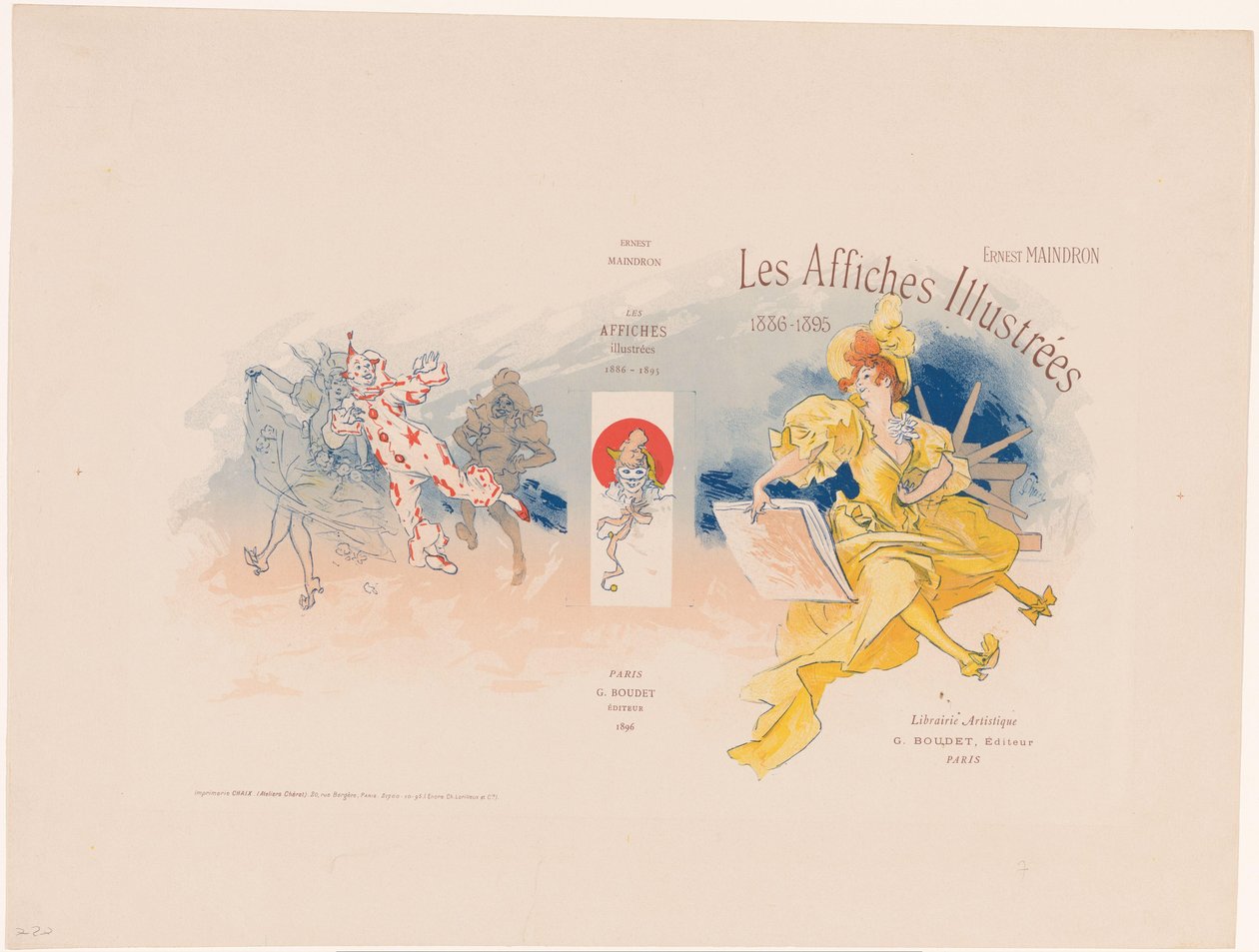 Copertina per Les Affiches Illustrées di Ernest Maindron da Jules Cheret