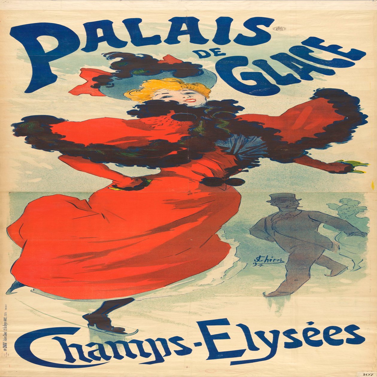 Palais de Glace. Champs-Élysées da Jules Cheret