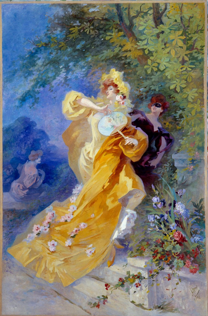 Il Domino Giallo da Jules Cheret