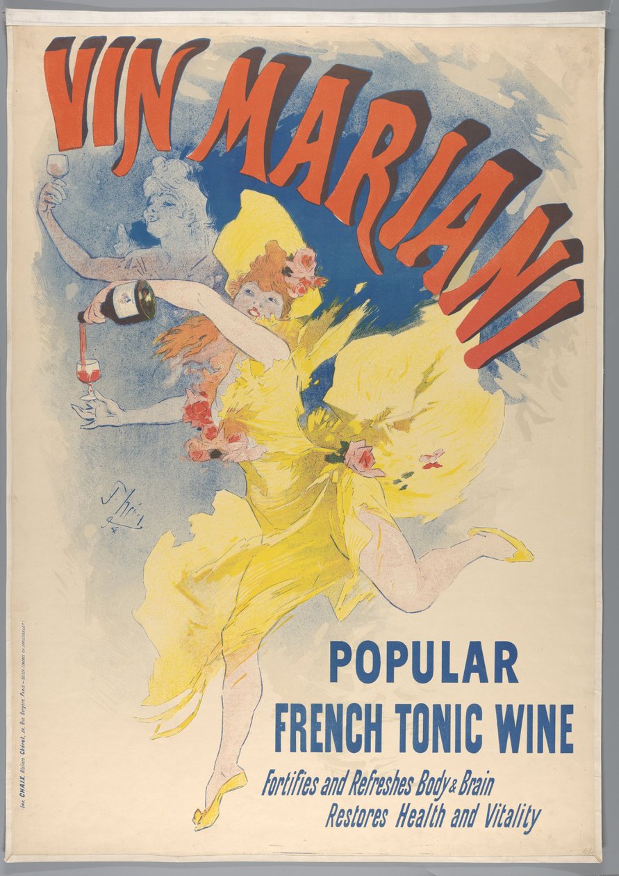 Vin Mariani, 1894 da Jules Cheret