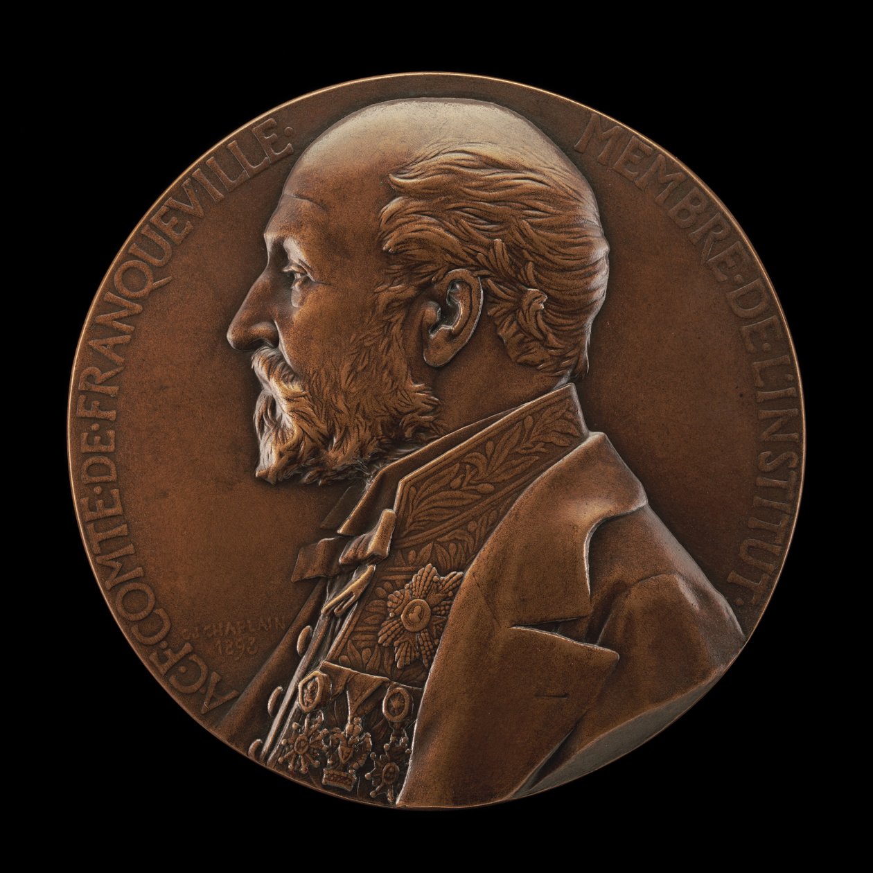 Amable-Charles Franquet, 1840-1919, Conte di Franqueville, 1893 da Jules Clement Chaplain
