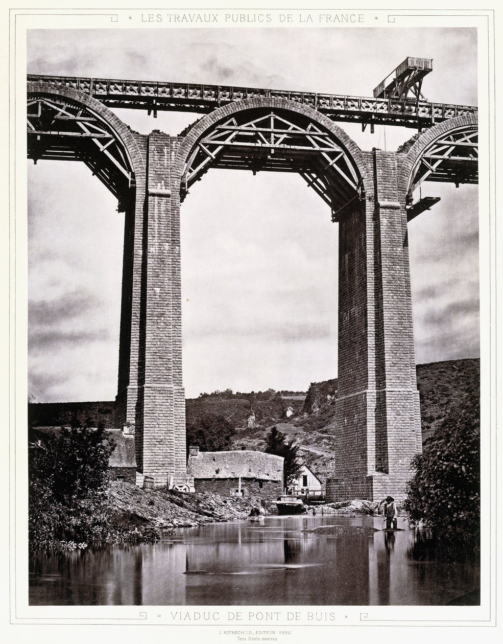 Viadotto di Pont de Buis, c.1876-1883 da Jules Duclos
