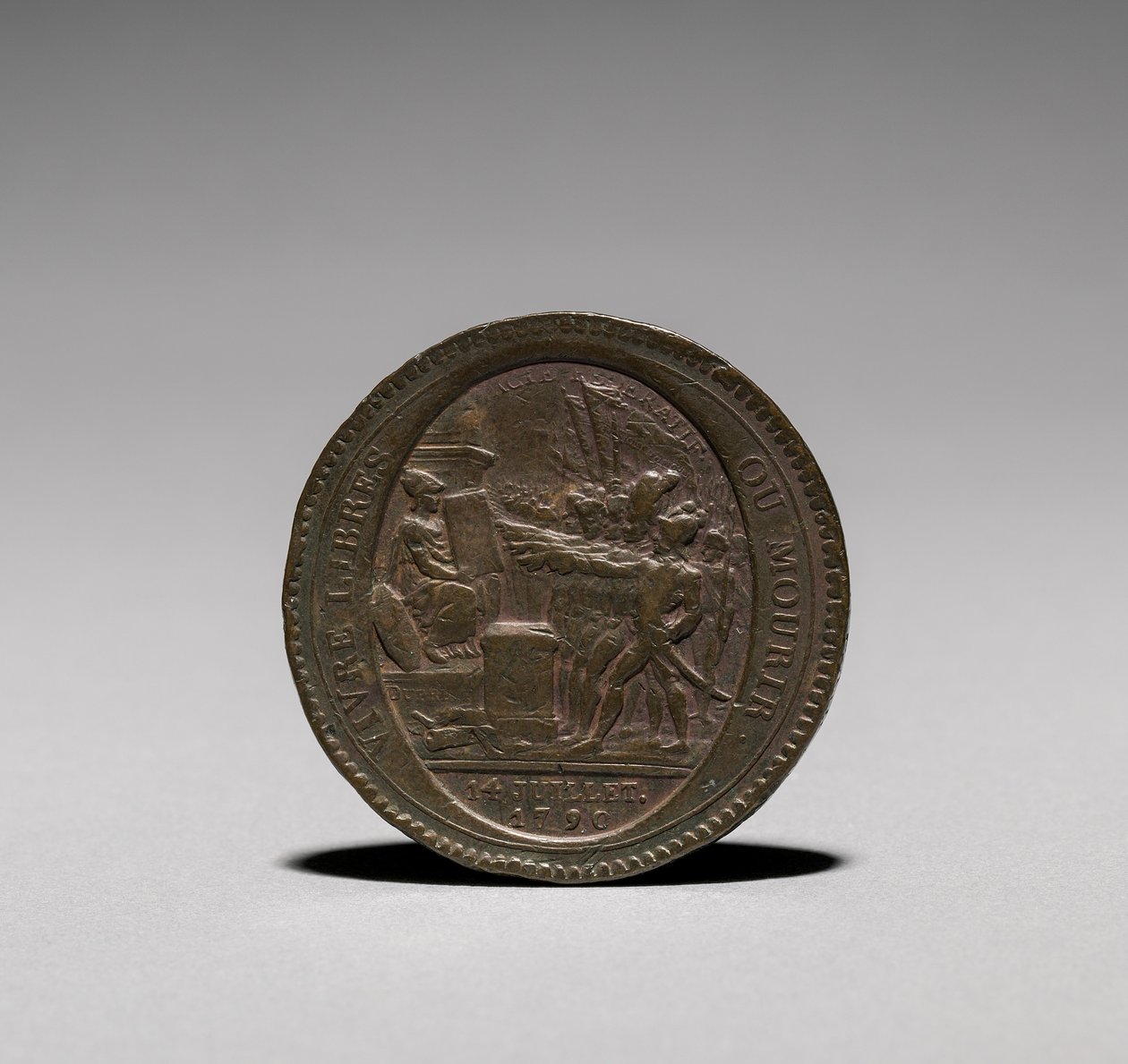 Medaglia: Cinque Sols emessi dai Fratelli Monneron, Parigi, 1792 da Jules Dupré