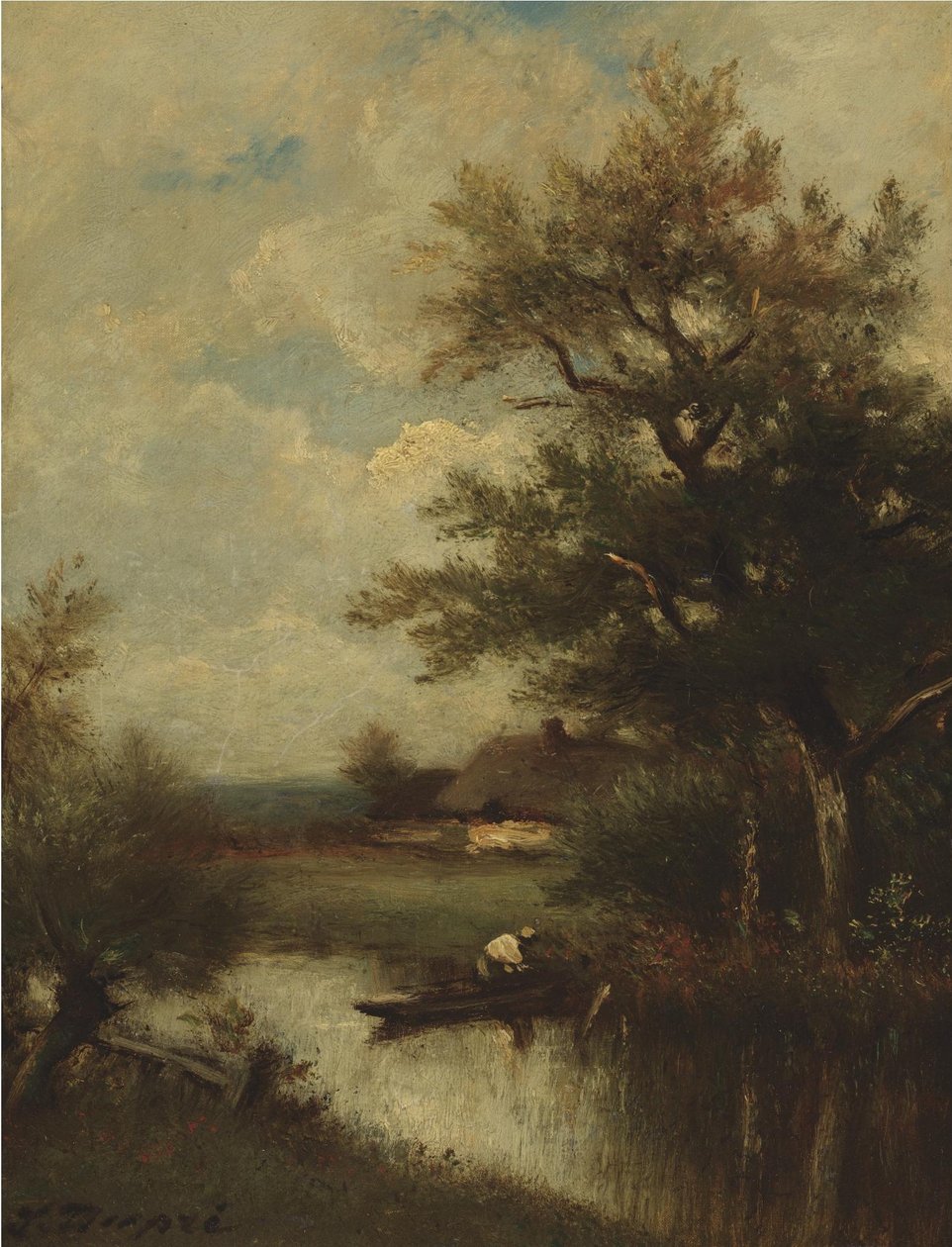 Il ritorno del pescatore da Jules Dupré