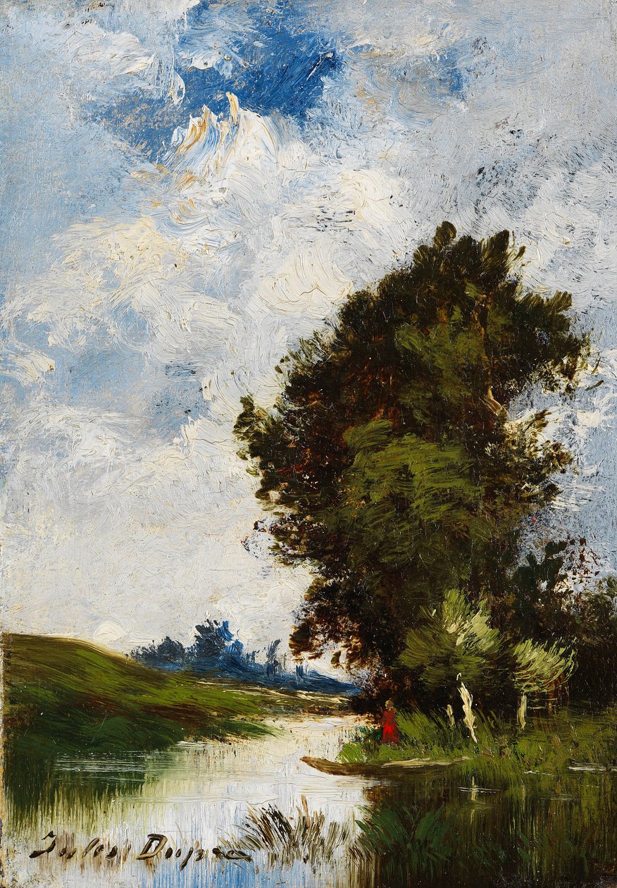 Piccola pianura alluvionale da Jules Dupré