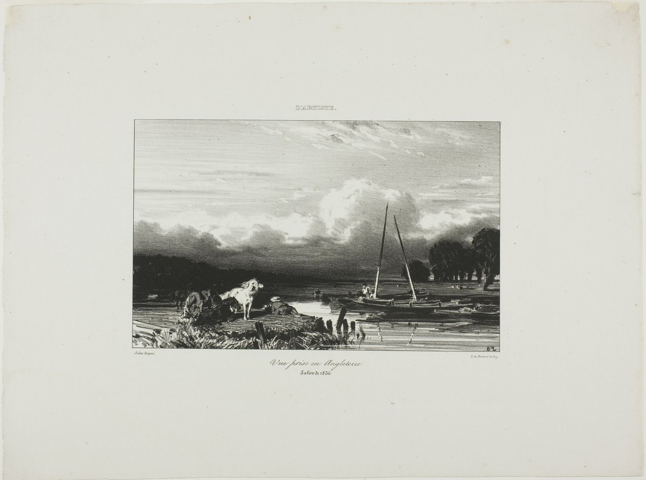 Vista in Inghilterra da Jules Dupré