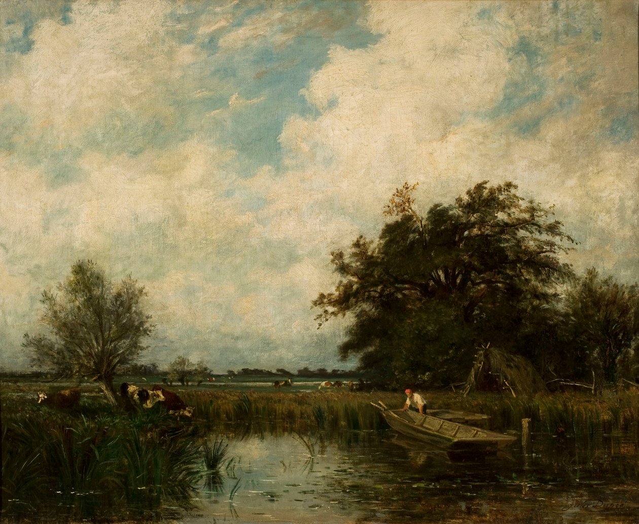 Paesaggio con stagno da Jules Dupré