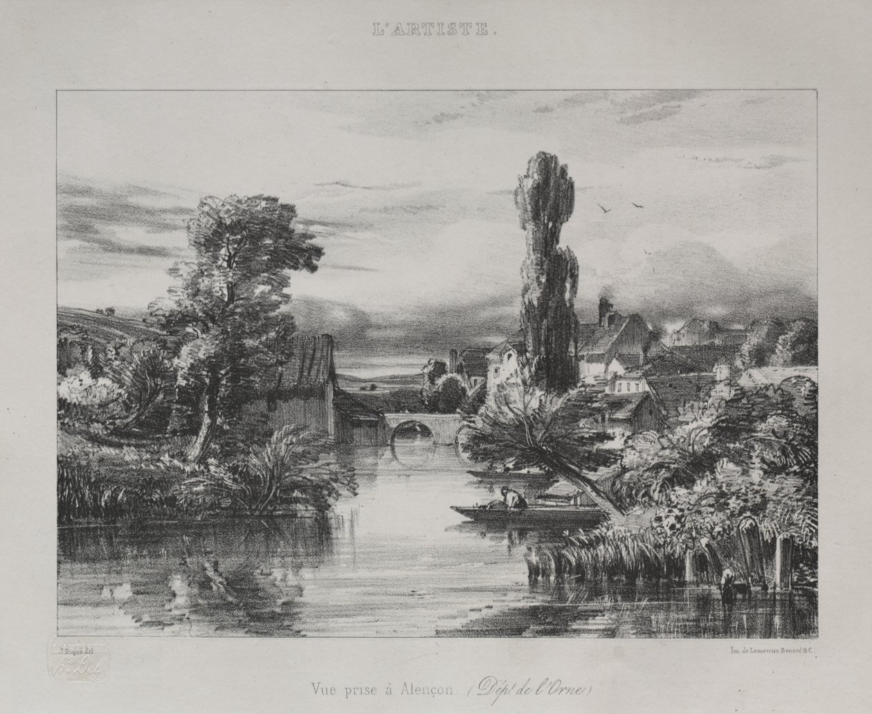 Veduta vicino ad Alençon da Jules Dupré