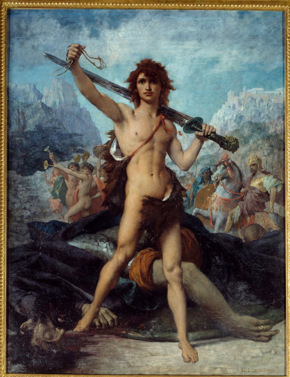 Davide trionfante da Jules Elie Delaunay