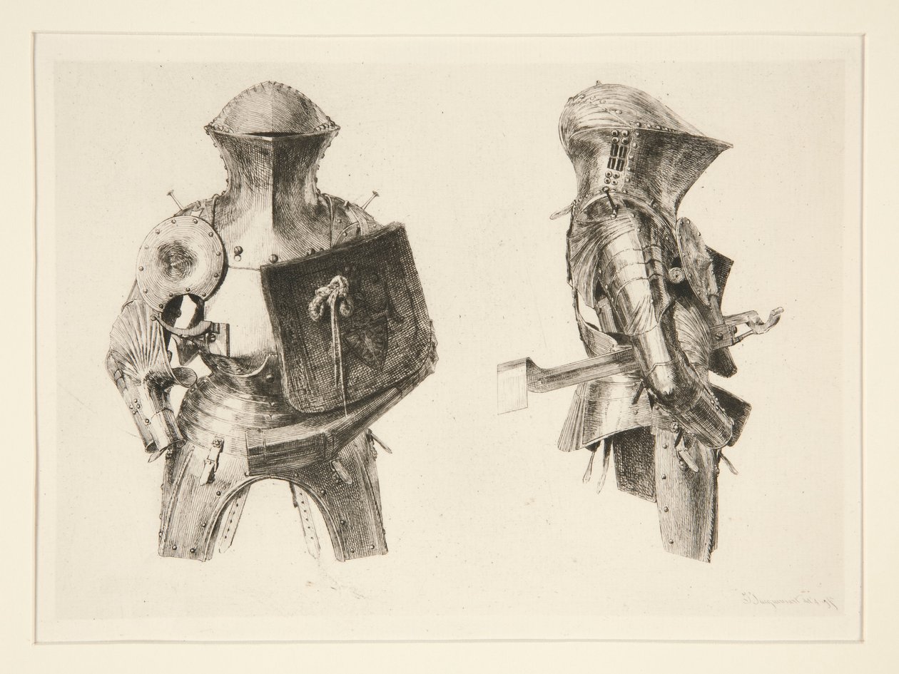 Armatura da gladiatore da Jules Ferdinand Jacquemart