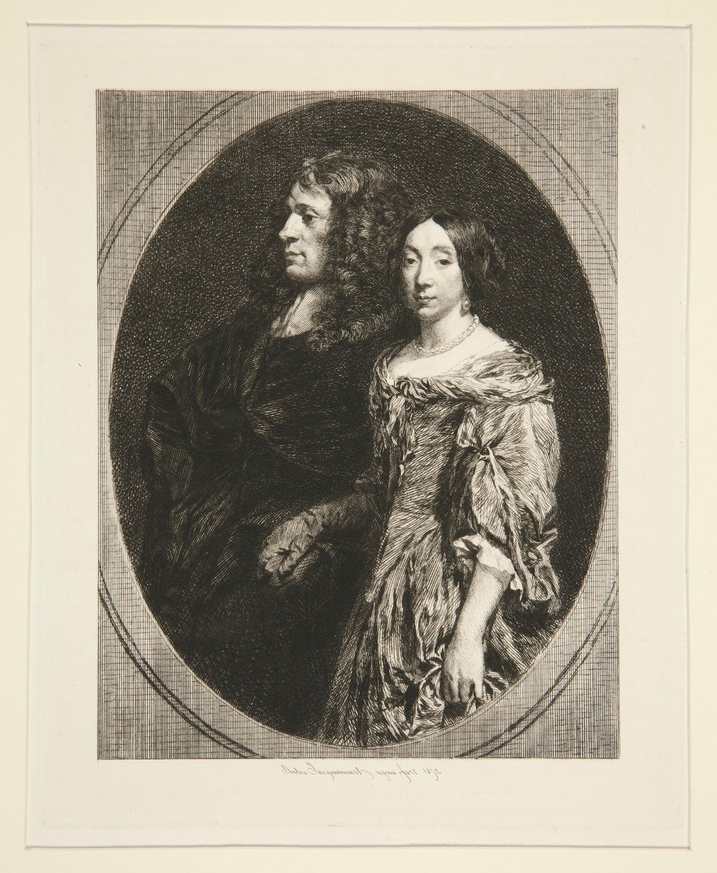 Borgomastro e moglie da Jules Ferdinand Jacquemart