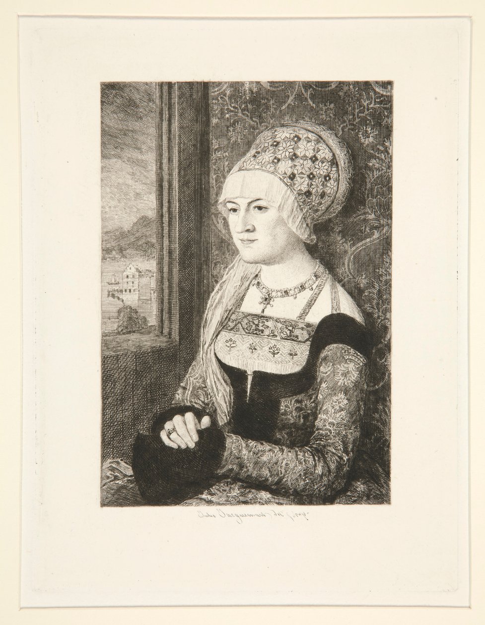 Ritratto di una Donna da Jules Ferdinand Jacquemart