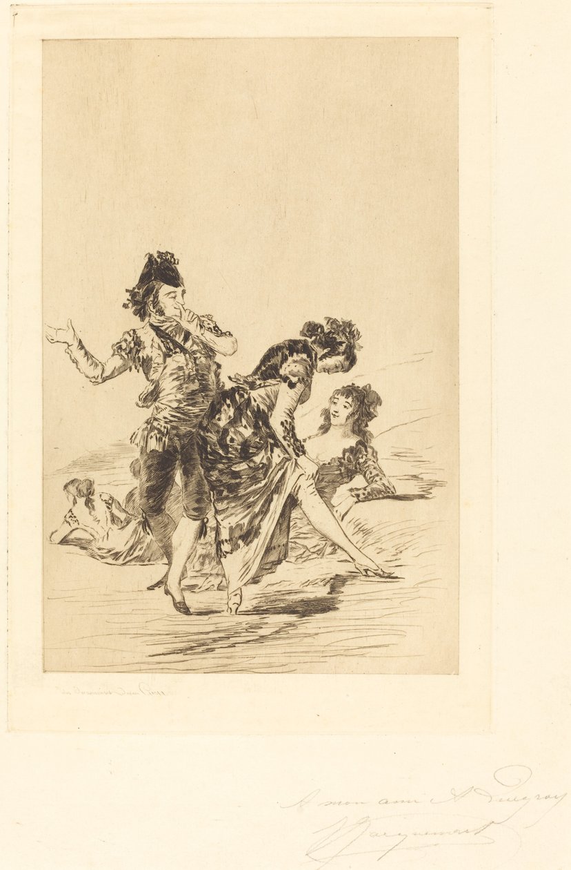 Scena Spagnola da Jules Ferdinand Jacquemart after Francisco de Goya