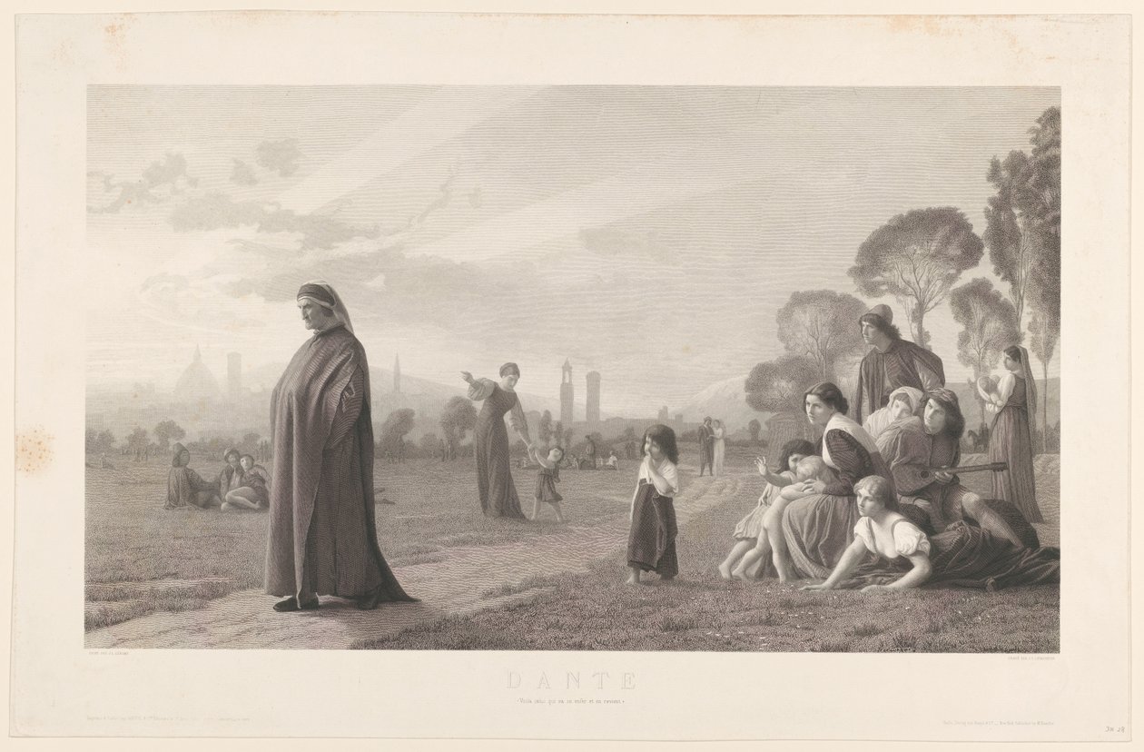 Dante, da J.L. Gérôme da Jules Gabriel Levasseur