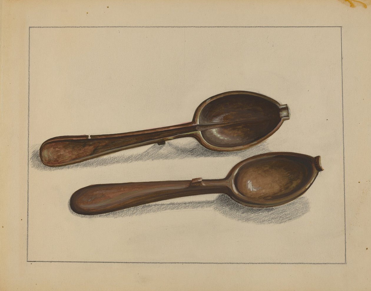 Stampo per cucchiaio, c. 1936 da Jules Lefevere