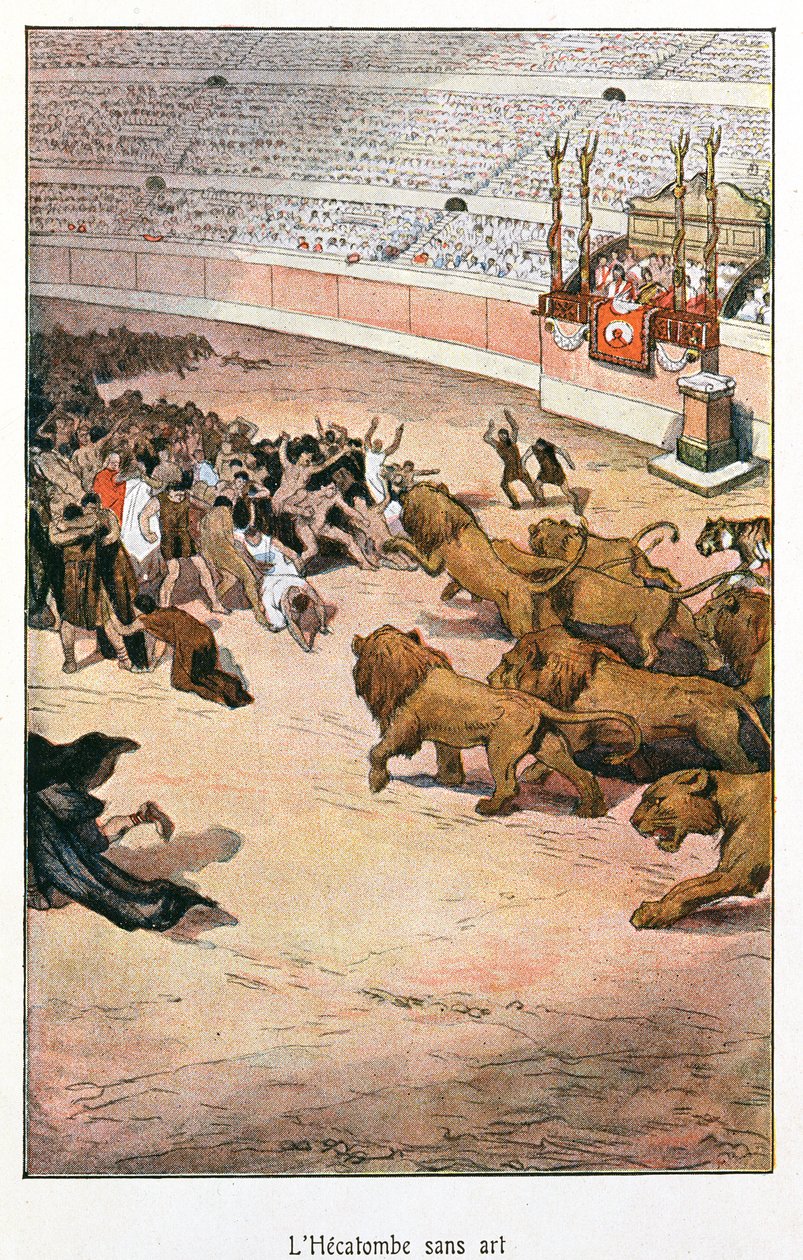 Giochi romani, illustrazione per "L