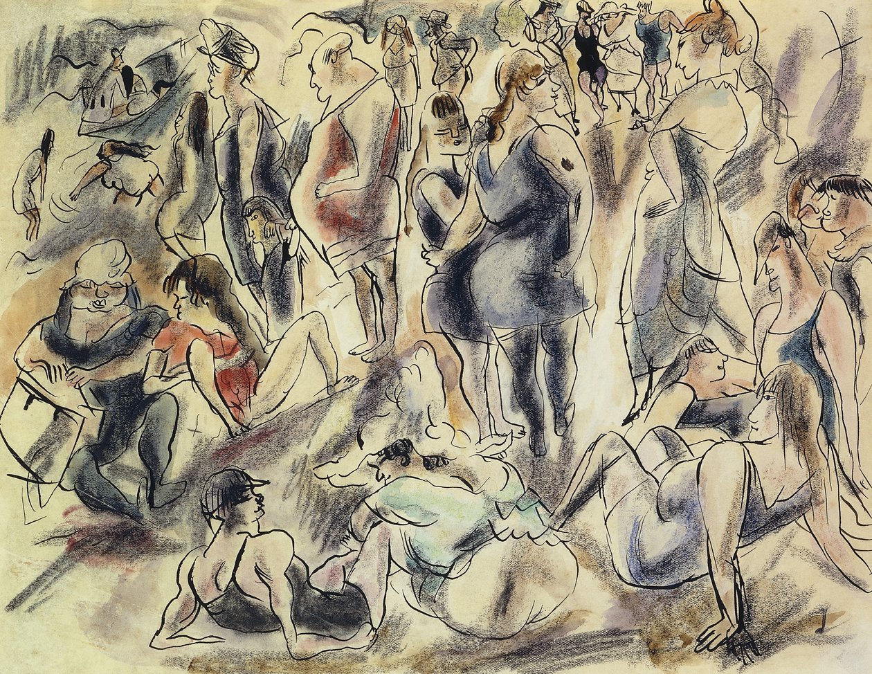 Spiaggia americana da Jules Pascin